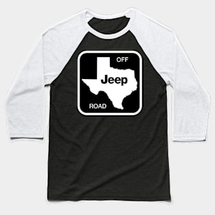 Jeep Texas Off Road Baseball T-Shirt